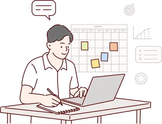 運用代行のイラスト